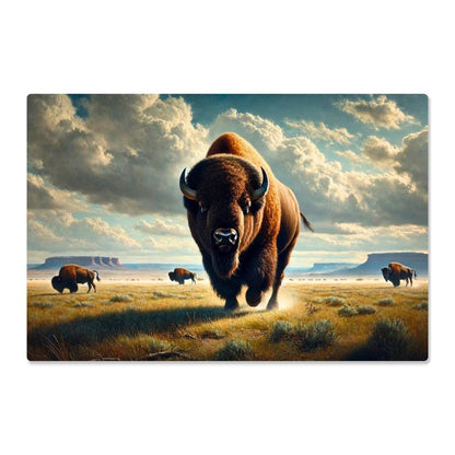 American Bison | Premium Gloss Metal Wall Art