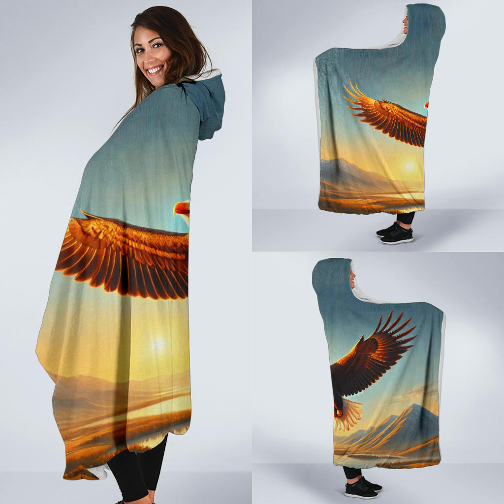 Bald Eagle | Hooded Blanket