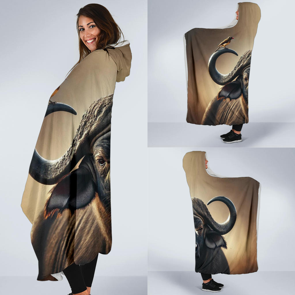 Cape Buffalo | Hooded Blanket