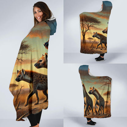 Spotted Hyena | Hooded Blanket