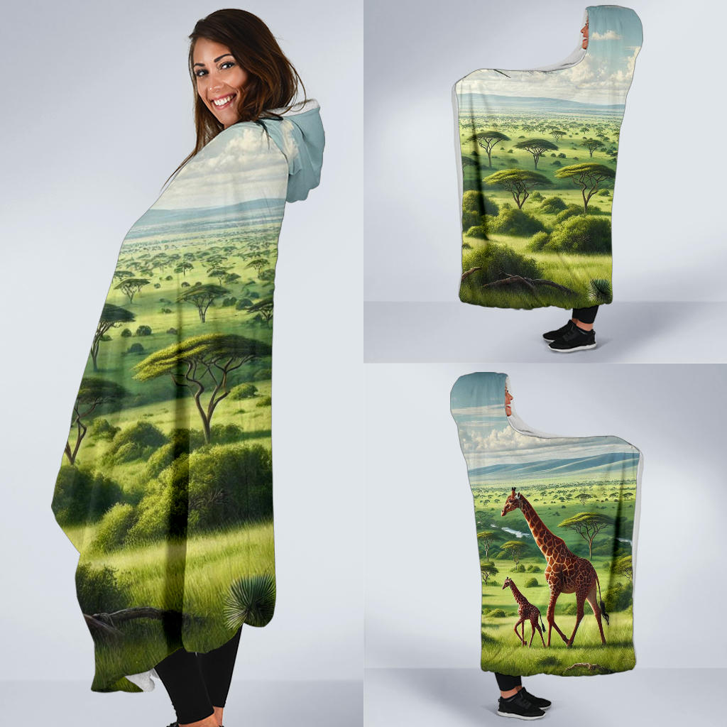 Giraffe | Hooded Blanket