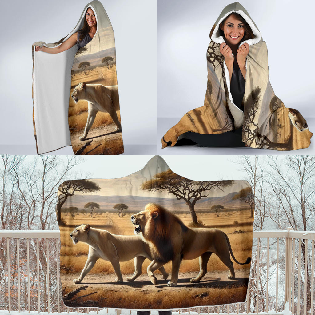 Lion | Hooded Blanket