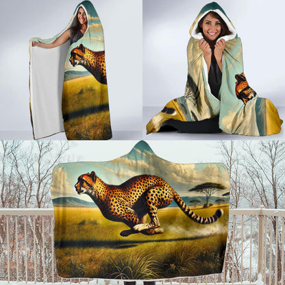 Cheetah | Hooded Blanket