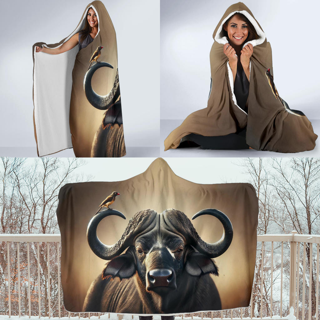 Cape Buffalo | Hooded Blanket