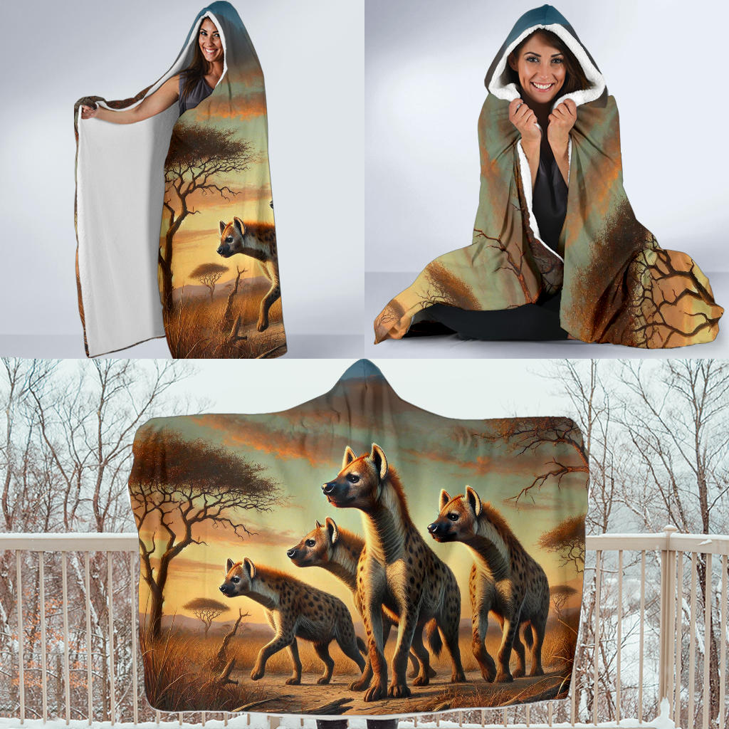 Spotted Hyena | Hooded Blanket