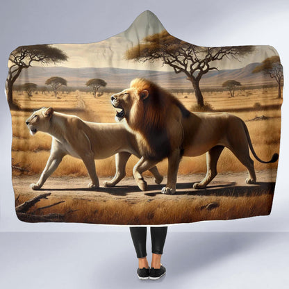 Lion | Hooded Blanket