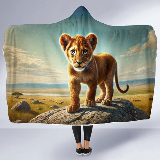 Lion Cub | Hooded Blanket