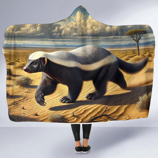 Honey Badger | Hooded Blanket