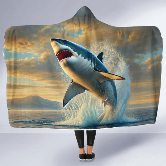 Great White Shark | Hooded Blanket