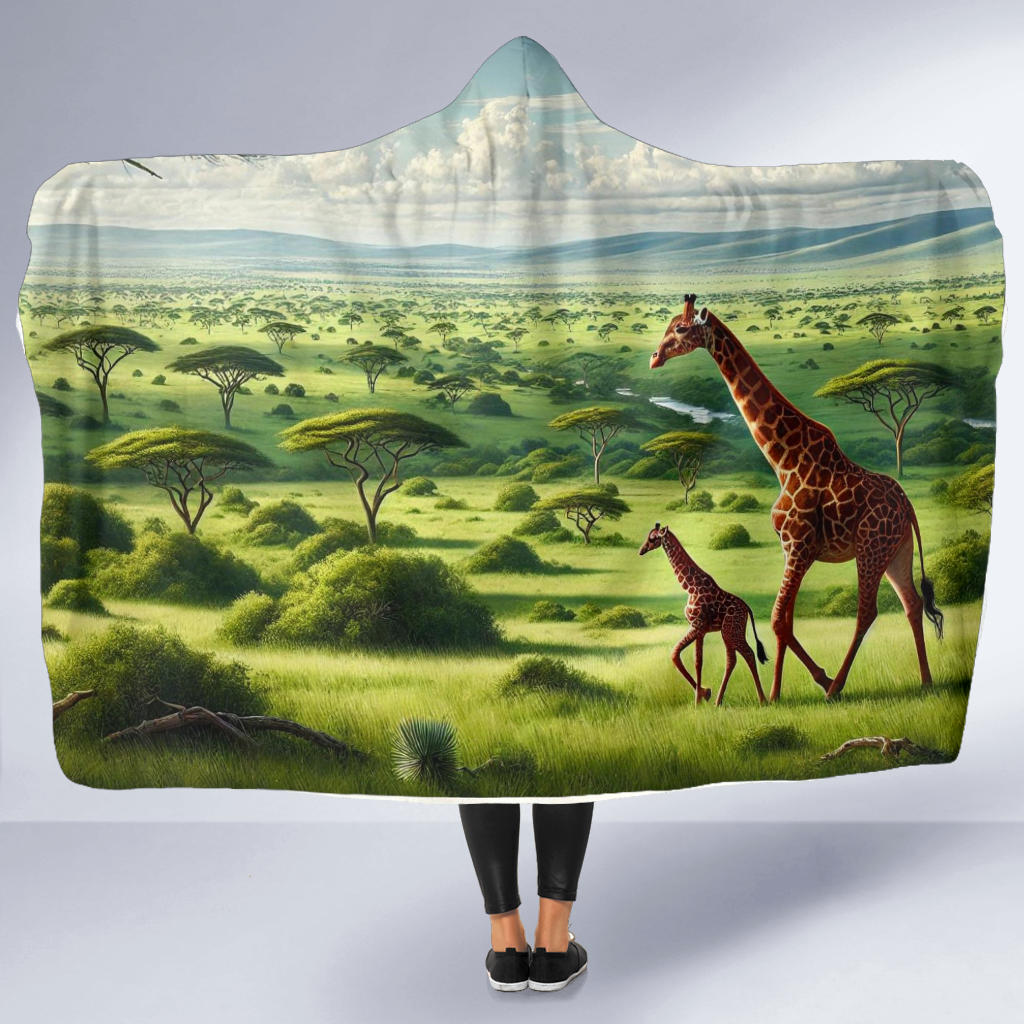 Giraffe | Hooded Blanket