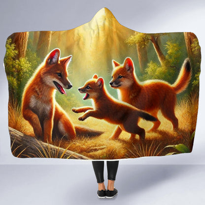 Dhole | Hooded Blanket