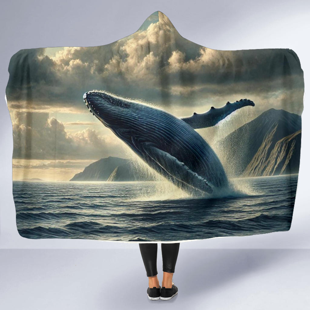 Humpback Whale | Hooded Blanket