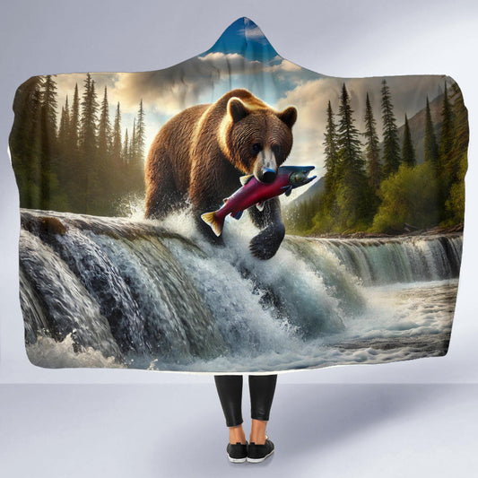 Brown Bear | Hooded Blanket