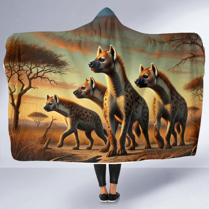 Spotted Hyena | Hooded Blanket