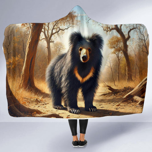 Sloth Bear | Hooded Blanket