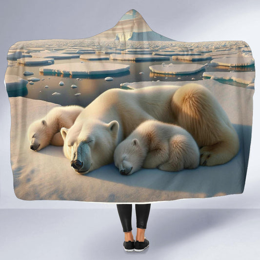 Polar Bear | Hooded Blanket