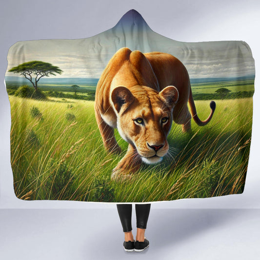 Lioness | Hooded Blanket